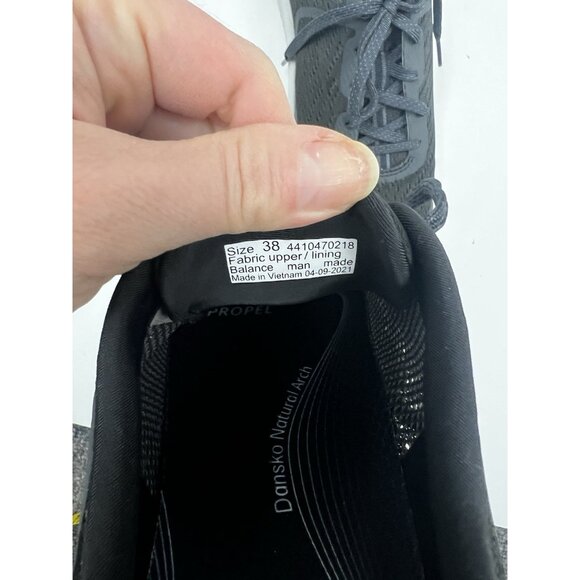 Dansko Black Sky Mesh Sneakers sz 38 US Sz 7.5-8 walking, comfort Work - Picture 8 of 8